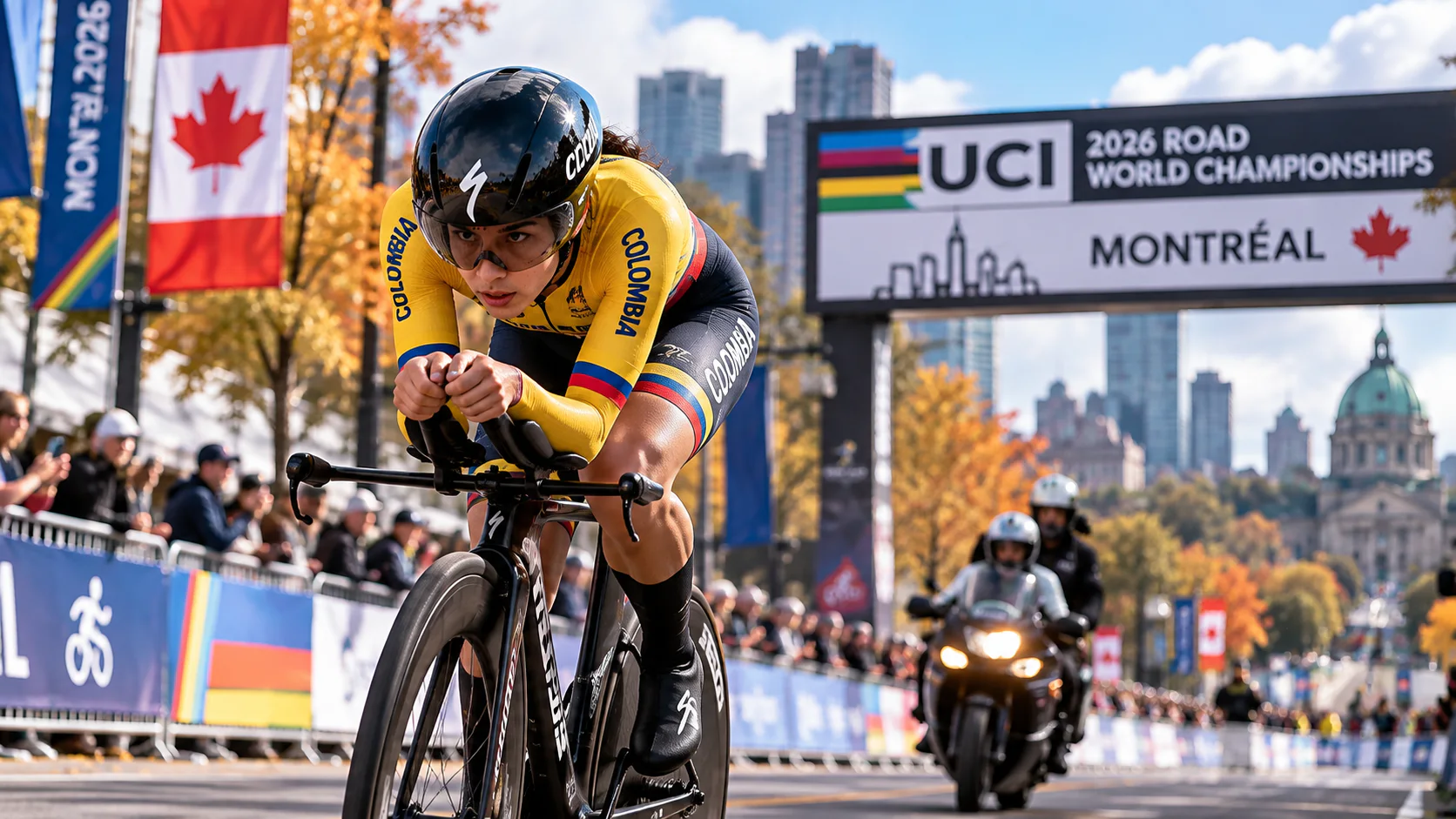 Zara Lamprea terminó 14.ª en la contrarreloj júnior del Mundial de Montreal
